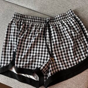 Crown and Ivy Black Gingham Shorts